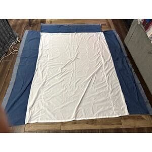 Vintage Y2K Tommy Hilfiger Denim Bed Skirt QUEEN 100% Cotton